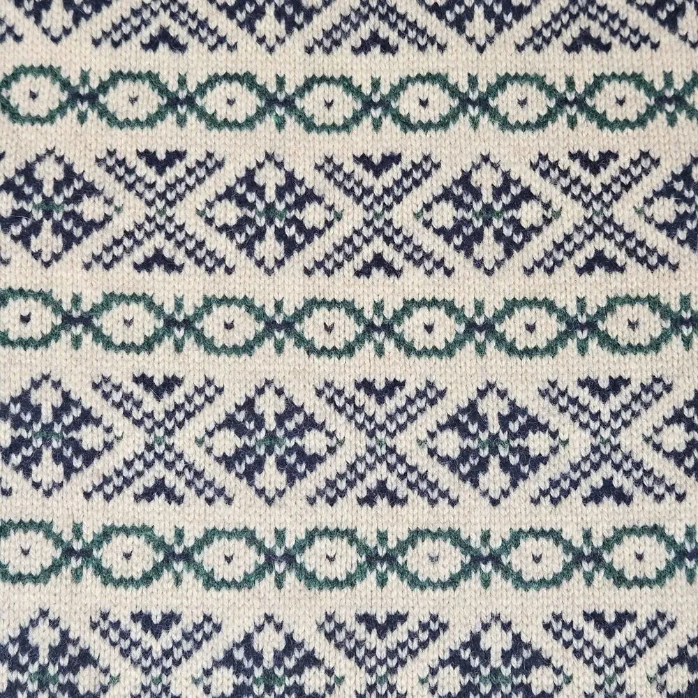 J Crew Fair Isle Sweater Mens Medium Lambswool Blend Multicolor Crewneck Nordic